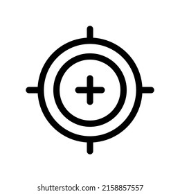 Target Icon Vector Symbol Design Illustration