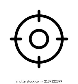 Ilustración de diseño de símbolos vectores de iconos de destino