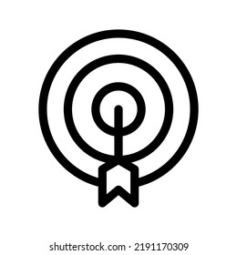 Target Icon Vector Symbol Design Illustration
