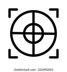 Target Icon Vector Symbol Design Illustration