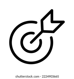 Target Icon Vector Symbol Design Illustration