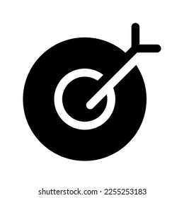 Target Icon Vector Symbol Design Illustration