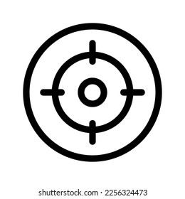 Target Icon Vector Symbol Design Illustration