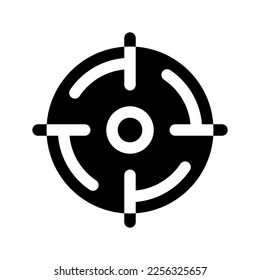 Target Icon Vector Symbol Design Illustration