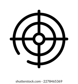 Target Icon Vector Symbol Design Illustration