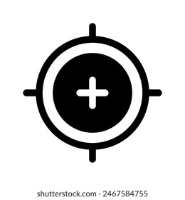 Target Icon Vector Symbol Design Illustration