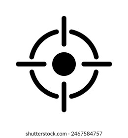 Target Icon Vector Symbol Design Illustration