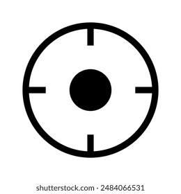 Target Icon Vector Symbol Design Illustration