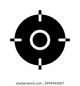 Target Icon Vector Symbol Design Illustration
