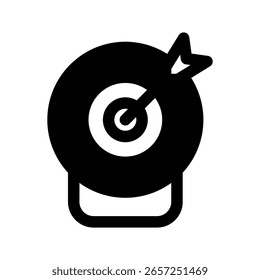 Ilustración de diseño de símbolo de Vector de icono de destino