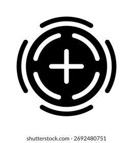 Target Icon Vector Symbol Design Illustration