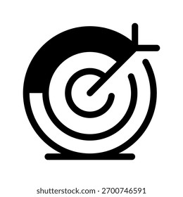 Ilustración de diseño de símbolo de Vector de icono de destino
