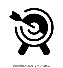 Ilustración de diseño de símbolo de Vector de icono de destino