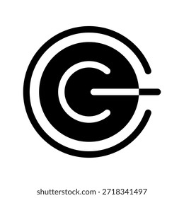 Target Icon Vector Symbol Design Illustration