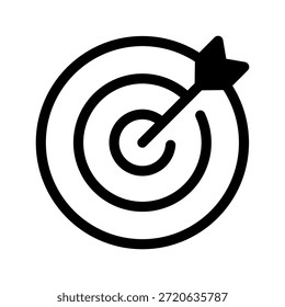 Ilustración de diseño de símbolo de Vector de icono de destino