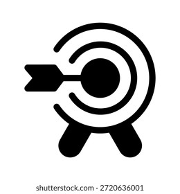 Ilustración de diseño de símbolo de Vector de icono de destino