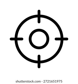 Ilustración de diseño de símbolo de Vector de icono de destino