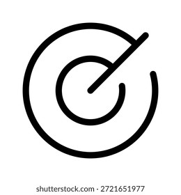 Target Icon Vector Symbol Design Illustration