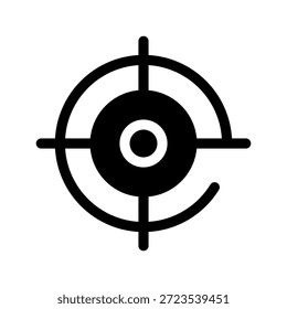 Ilustración de diseño de símbolo de Vector de icono de destino