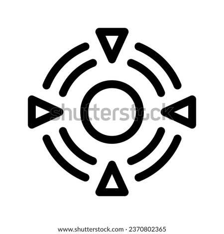 Target Icon Vector Symbol Design Illustration