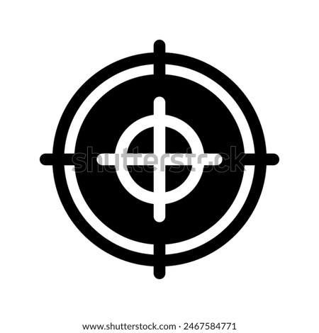 Target Icon Vector Symbol Design Illustration