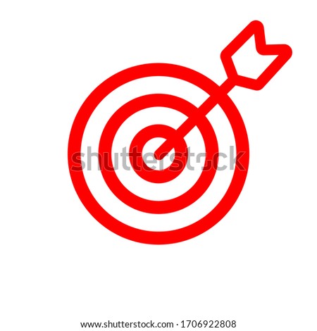 Target Icon vector. symbol  icon illustrations and vector for web