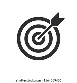 Target Icon vector. symbol for web site Computer and mobile vector