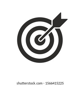 Target Icon vector. symbol for web site Computer and mobile vector