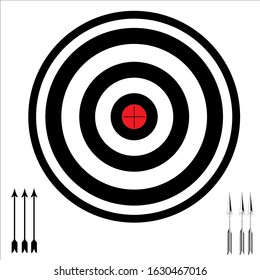 Target Icon vector. symbol for web site Computer and mobile vector.