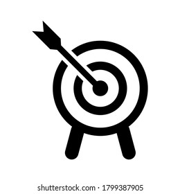 Target Icon vector. symbol for web site Computer and mobile vector.