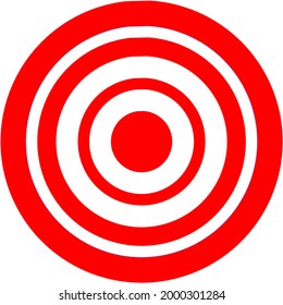 Target Icon vector. symbol for web site Computer and mobile vector.