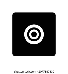 Target Icon vector. symbol for web site Computer and mobile vector