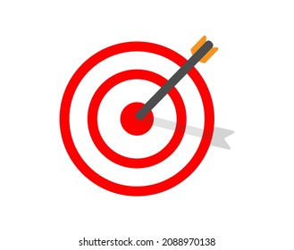 Target Icon vector. Symbol for web site сomputer and mobile vector.