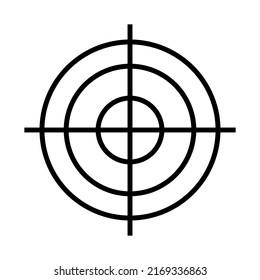 Target Icon vector. symbol for web site Computer and mobile vector. Icon marketing target graphic design
