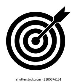 Target Icon vector. symbol for web site Computer and mobile vector. Icon marketing target graphic design