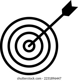 Target Icon vector. symbol for web site Computer and mobile vector..eps