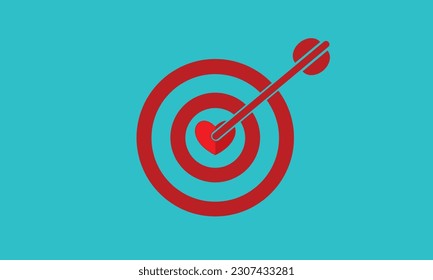Target icon vector. Symbol for web, computer and mobile vector.