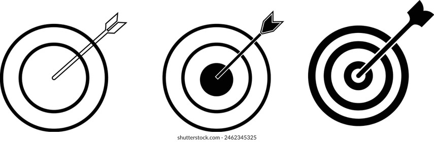 Target Icon vector. symbol for web site Computer and mobile vector eps 10.
