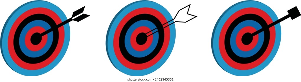 Target Icon vector. symbol for web site Computer and mobile vector eps 10.