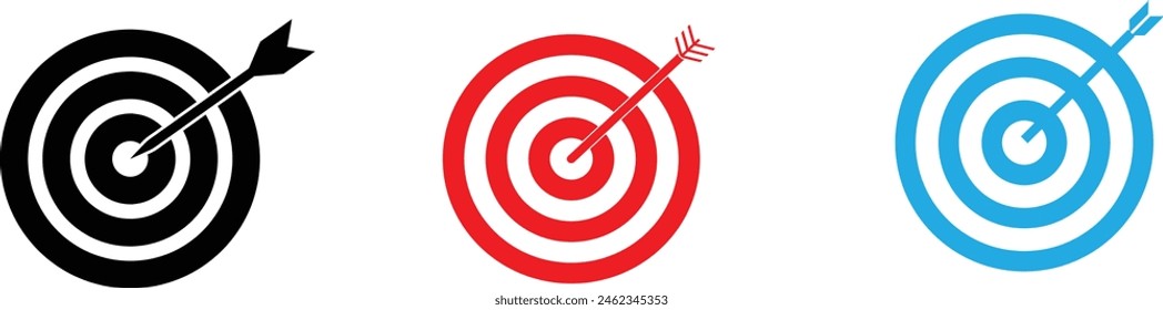 Target Icon vector. symbol for web site Computer and mobile vector eps 10.