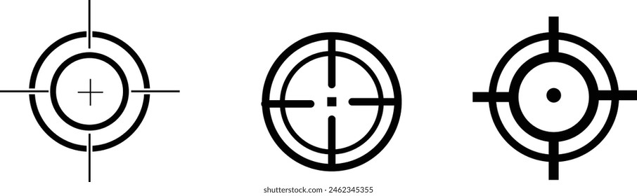 Target Icon vector. symbol for web site Computer and mobile vector eps 10.