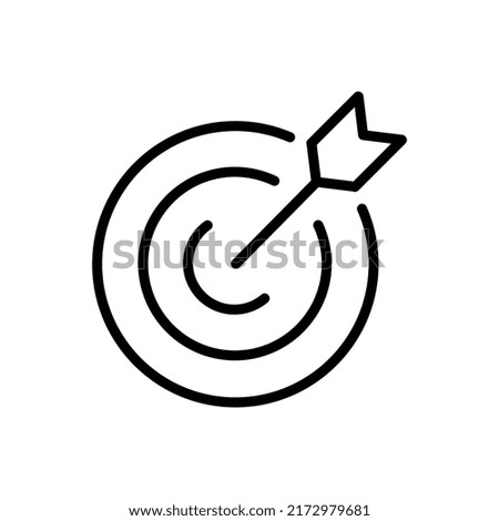 Target Icon vector. symbol for web site Computer and mobile vector..