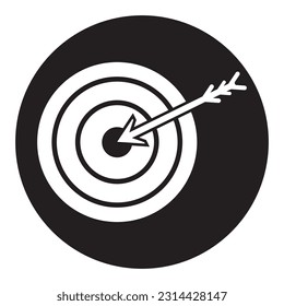 target icon vector template illustration logo design