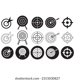target icon vector template illustration logo design