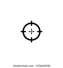 Target icon vector. Trendy design style on white background.