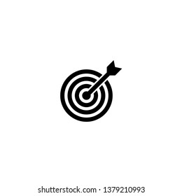 Target icon vector. Trendy design style on white background.