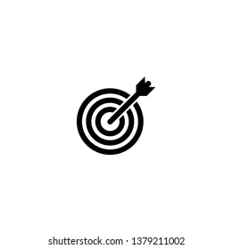 Target icon vector. Trendy design style on white background.