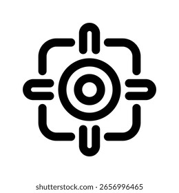 Vetor de ícone de destino do conjunto de design da Web