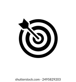 Target icon vectors, symbols for the company's vision and mission, symbols of accuracy and precise execution.