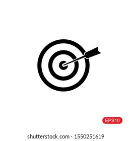 Target Icon vector.symbol for web site Computer and mobile vector.